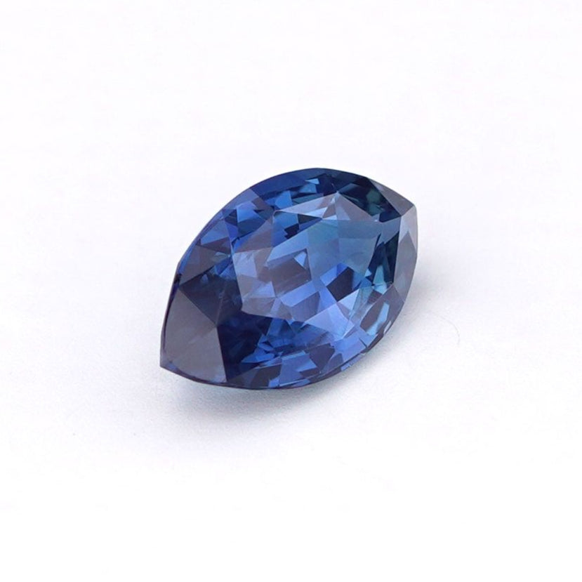 Elegant Marquise Shape Blue Sapphire – 1.09 Ct, Natural & Unheated