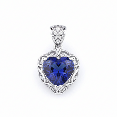 Royal Blue Sapphire 1.07 ct Heart – Madagascar