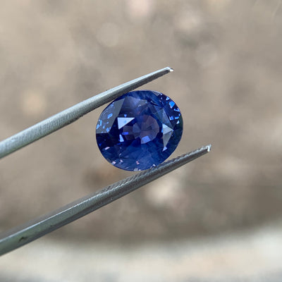Unheated Cornflower Blue Sapphire 5.10 ct Oval – Sri Lanka