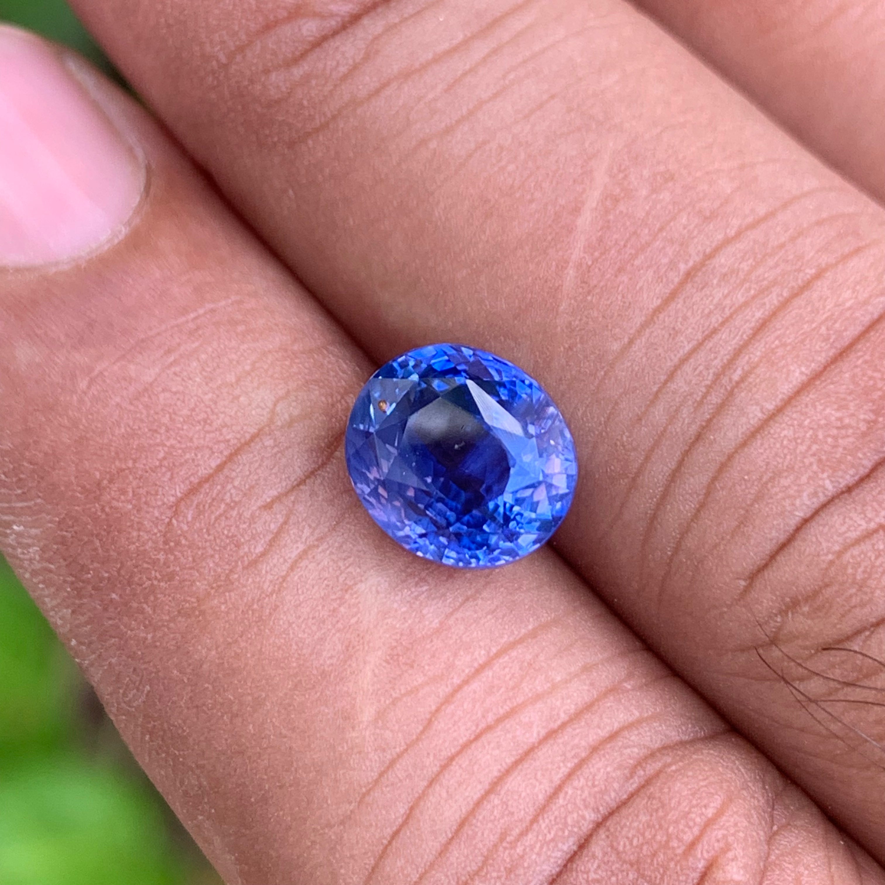Unheated Cornflower Blue Sapphire 5.10 ct Oval – Sri Lanka