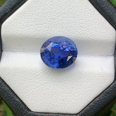 Unheated Cornflower Blue Sapphire 5.10 ct Oval – Sri Lanka