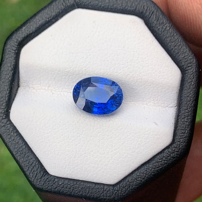 Unheated Cornflower Blue Sapphire 5.56 ct Oval – Sri Lanka