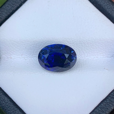 Unheated Royal Blue Sapphire 3.05 ct Oval – Sri Lanka