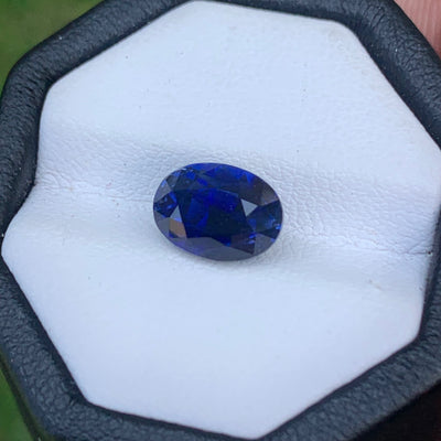 Unheated Royal Blue Sapphire 3.05 ct Oval – Sri Lanka