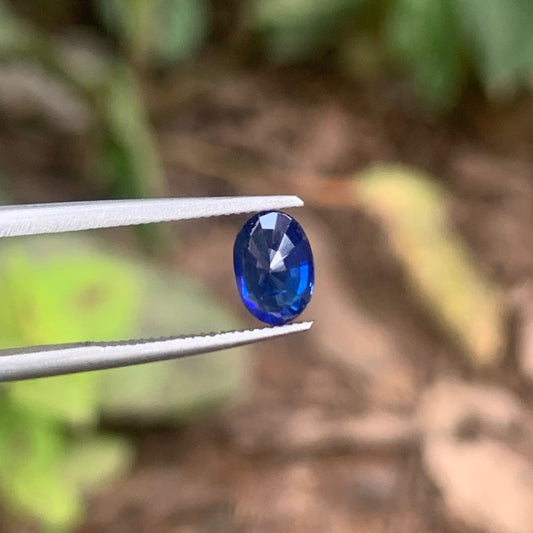 Natural Blue Sapphire - 1.08ct Heated Ceylon Oval Mixed Cut