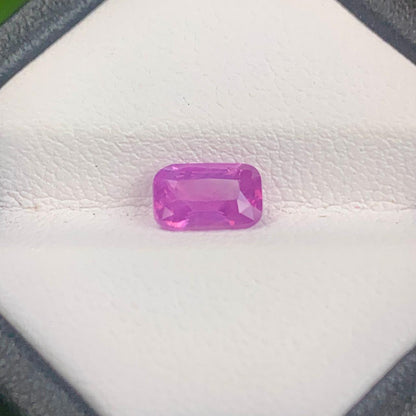 Natural Pink Sapphire - 1.09ct Unheated Ceylon Rectangular Cushion