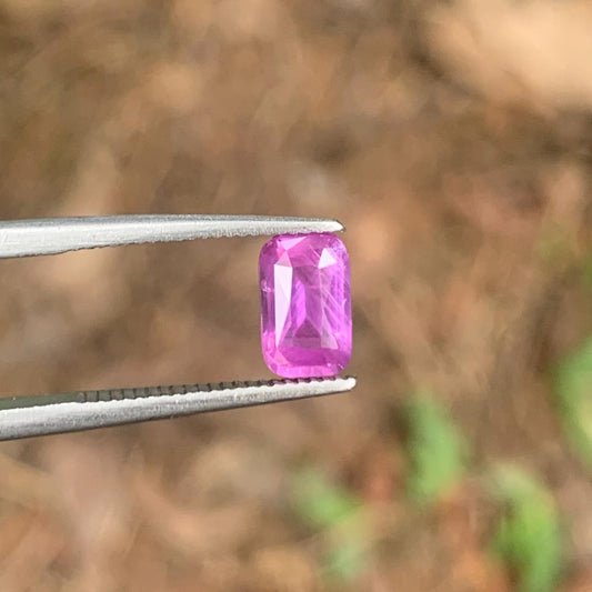 Natural Pink Sapphire - 1.09ct Unheated Ceylon Rectangular Cushion