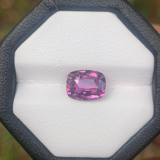 Natural Pink Sapphire 2.07 Crates - Heated - Rectangular Cushion