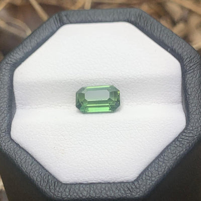 Unheated Green Sapphire 1.69 ct Cushion