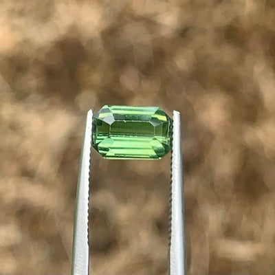 Unheated Green Sapphire 1.69 ct Cushion