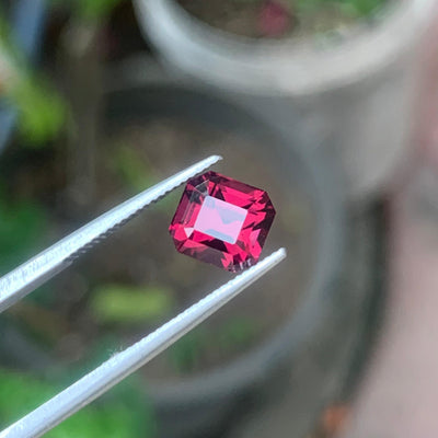 Natural Red Spinel 2.04 ct Octagon
