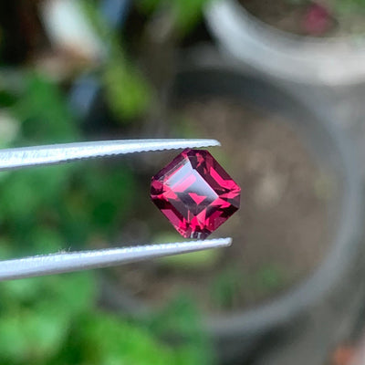 Natural Red Spinel 2.04 ct Octagon
