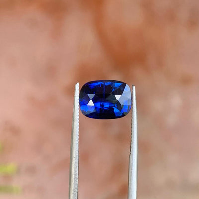 Royal Blue Sapphire Sapphire 3.07 ct Cushion – Sri Lanka