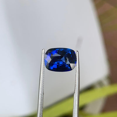 Royal Blue Sapphire Sapphire 3.07 ct Cushion – Sri Lanka