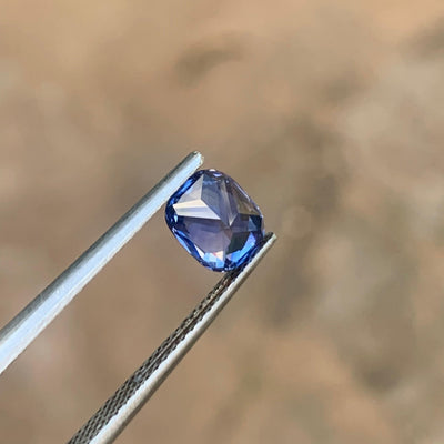 Cornflower Blue Sapphire 1.61ct Cushion - Sri Lanka