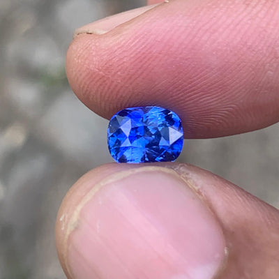 Cornflower Blue Sapphire 1.61ct Cushion - Sri Lanka