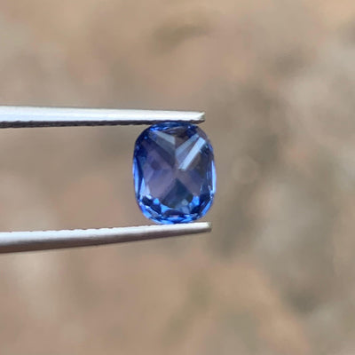 Cornflower Blue Sapphire 1.61ct Cushion - Sri Lanka