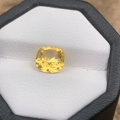 2.15 Ct Unheated Yellow Sapphire | Ceylon Natural Yellow Sapphire