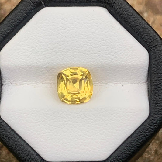 2.15 Ct Unheated Yellow Sapphire | Ceylon Natural Yellow Sapphire
