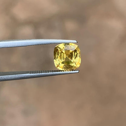 2.15 Ct Unheated Yellow Sapphire | Ceylon Natural Yellow Sapphire