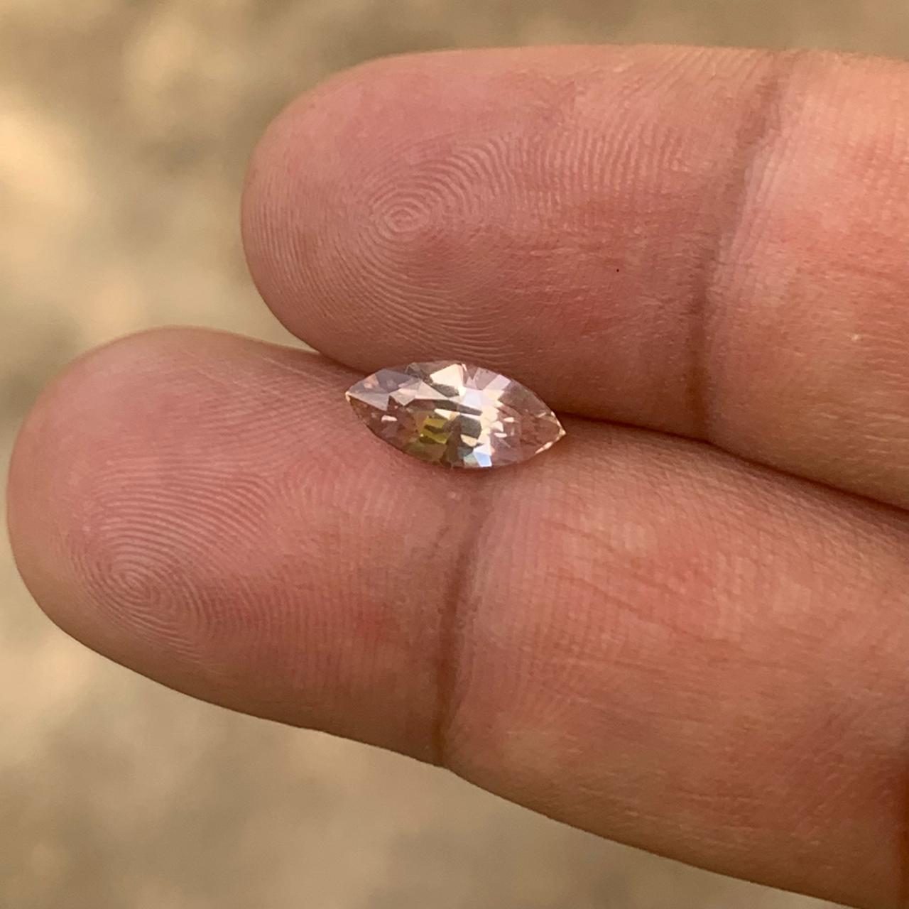 Unheated Peach Sapphire 1.60 ct Marquise – Sri Lanka