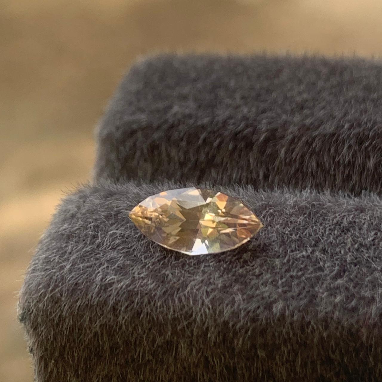 Unheated Peach Sapphire 1.60 ct Marquise – Sri Lanka