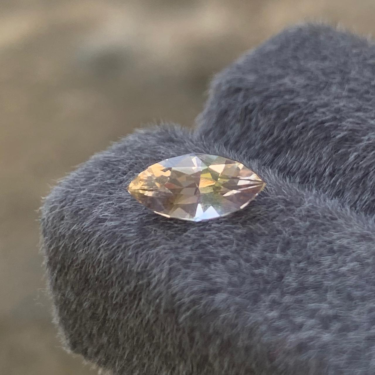 Unheated Peach Sapphire 1.60 ct Marquise – Sri Lanka