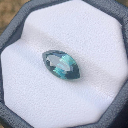 Natural Teal Sapphire-2.53ct ,Marquise cut