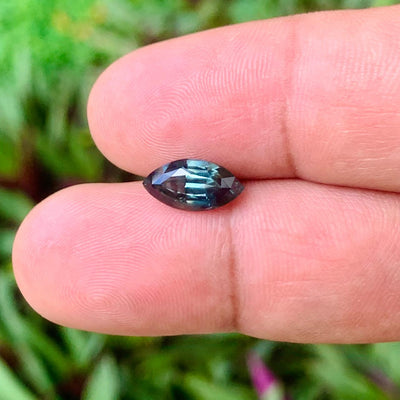 Unheated Teal Green Sapphire 2.53 ct Marquise – Madagascar