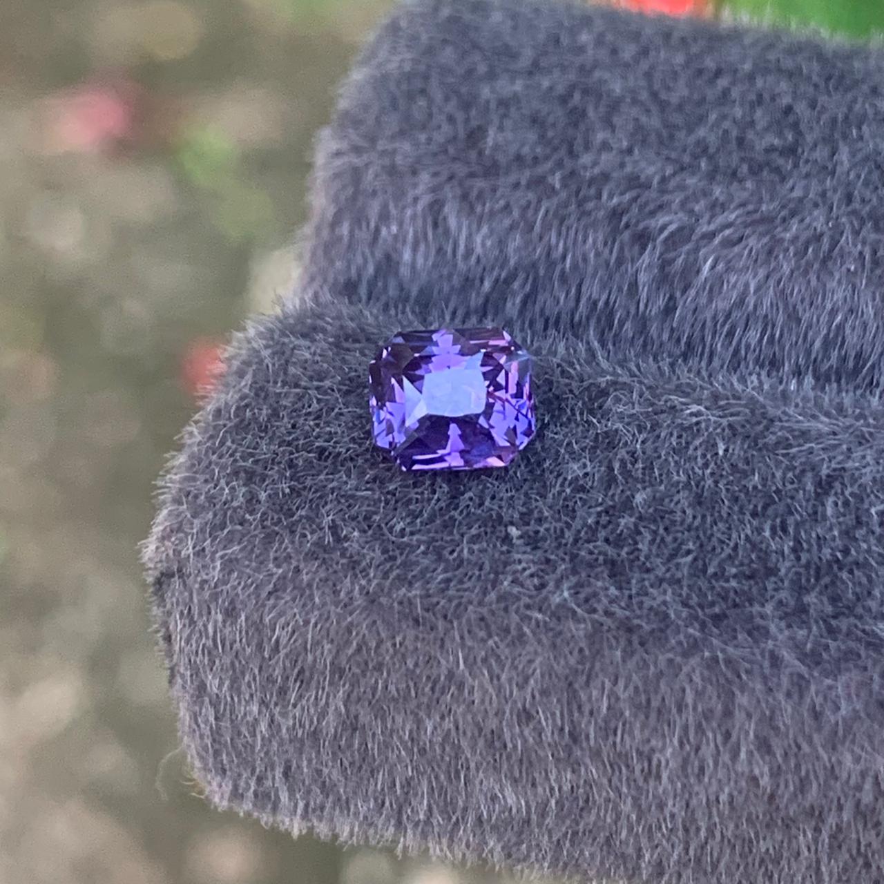 1.08 Ct Unheated Natural Violet Sapphire | Loose Gem for Rings & Custom Jewelry