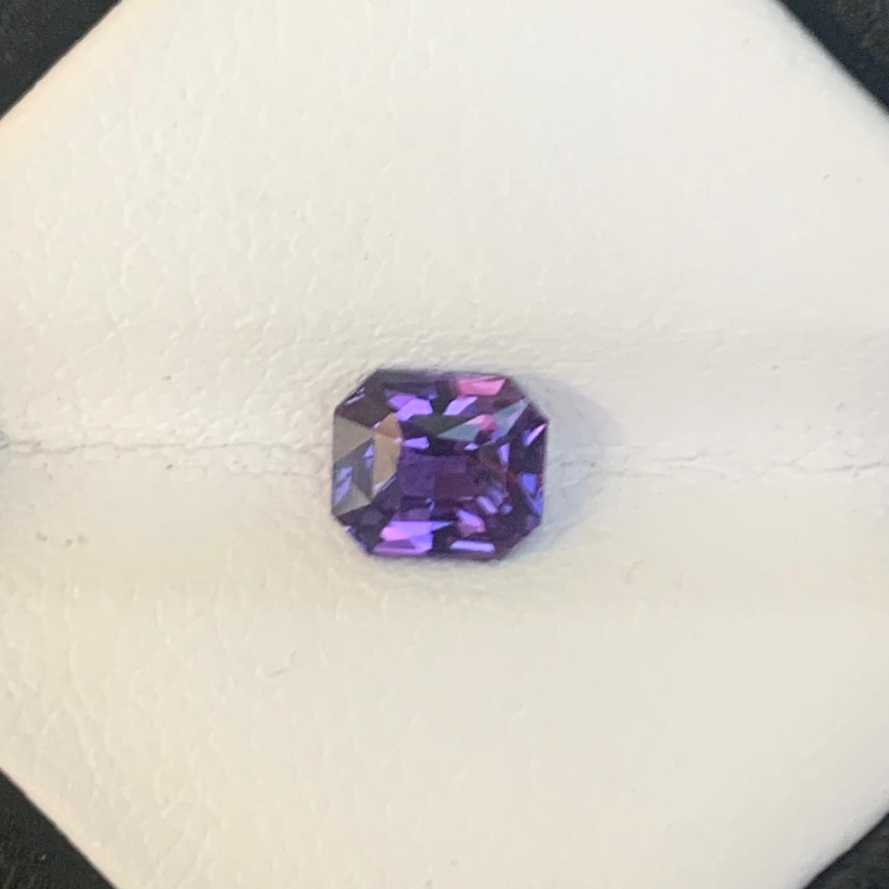 1.08 Ct Unheated Natural Violet Sapphire | Loose Gem for Rings & Custom Jewelry