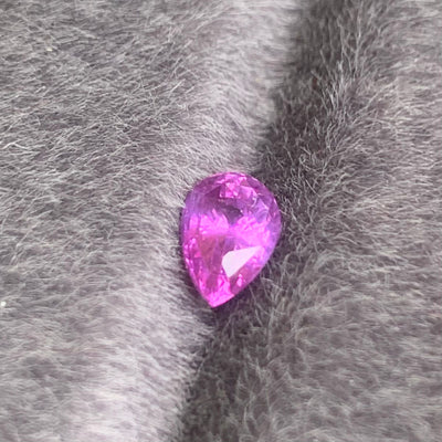 Unheated Purple Sapphire 1.21 ct Pear – Sri Lanka