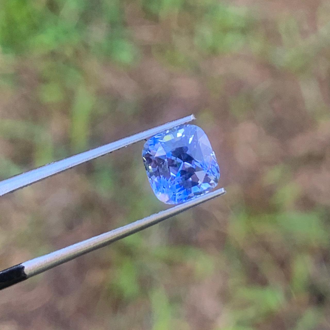 Blue Sapphire 3.59 ct Cushion – Madagascar