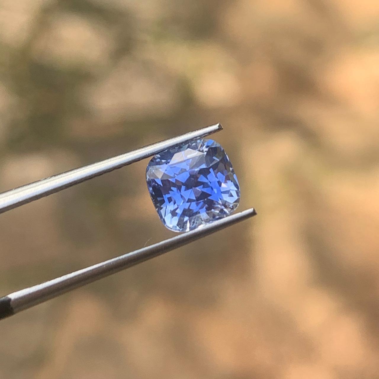 Blue Sapphire 3.59 ct Cushion – Madagascar