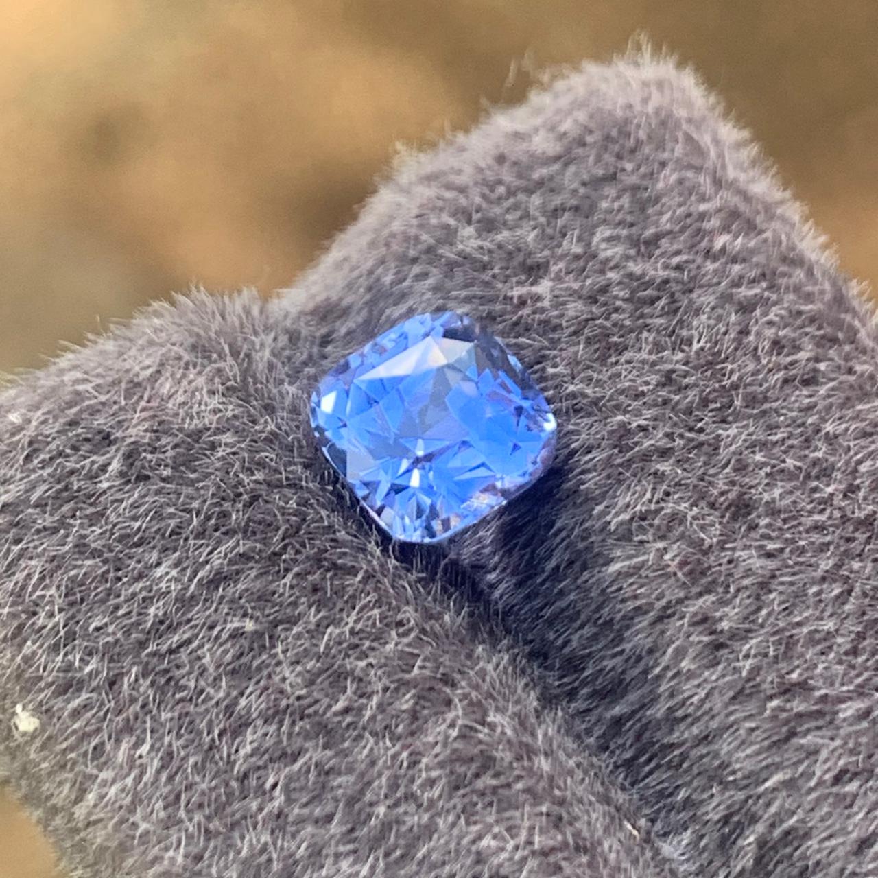 Blue Sapphire 3.59 ct Cushion – Madagascar