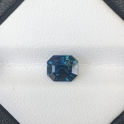 1.76 Ct Unheated Teal Sapphire-1.76 | Emerald Cut Natural Loose Gemstone