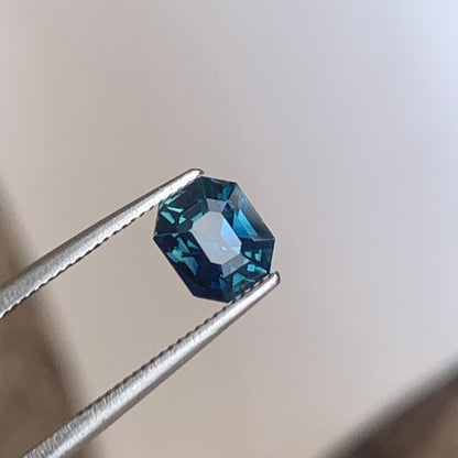 1.76 Ct Unheated Teal Sapphire-1.76 | Emerald Cut Natural Loose Gemstone