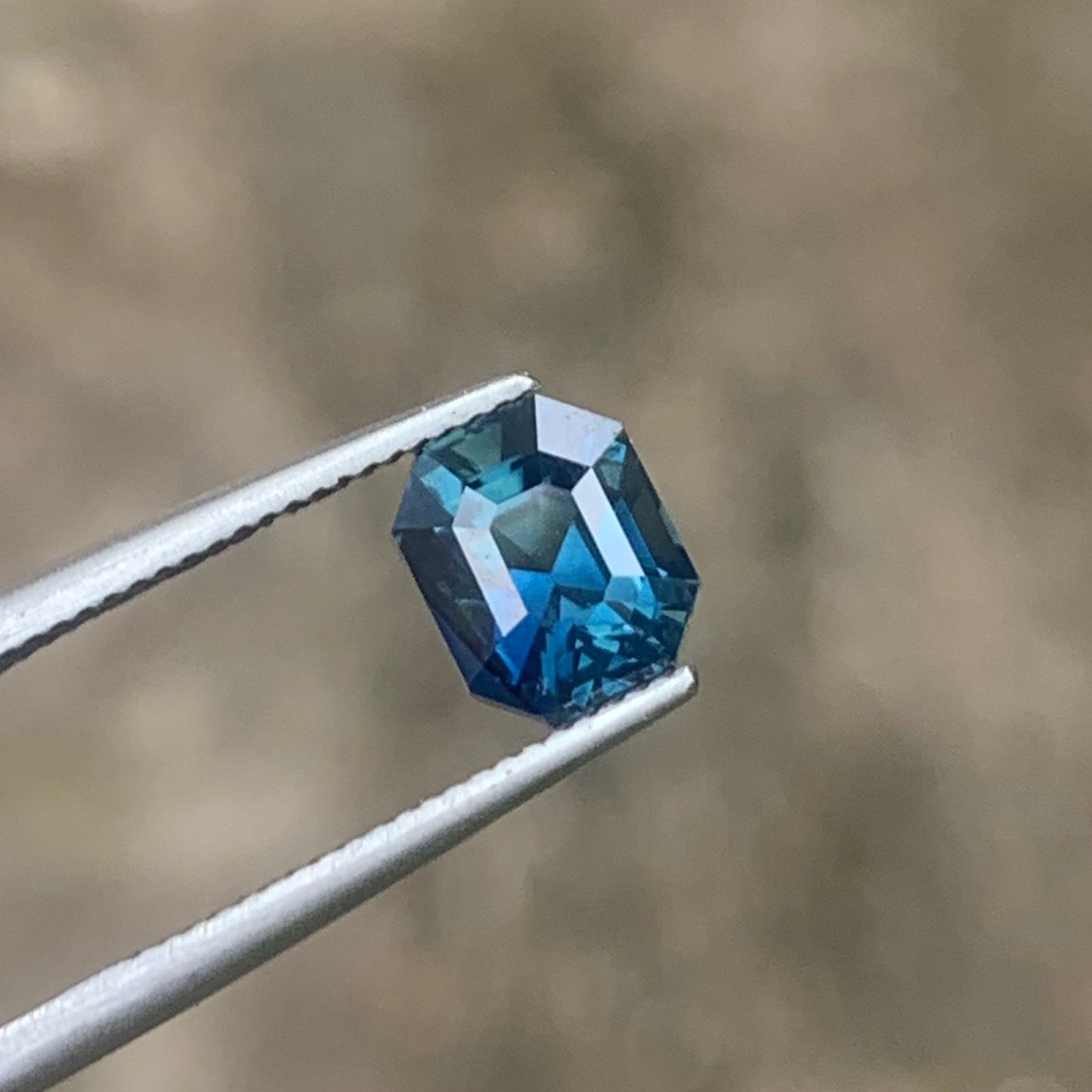 1.76 Ct Unheated Teal Sapphire-1.76 | Emerald Cut Natural Loose Gemstone