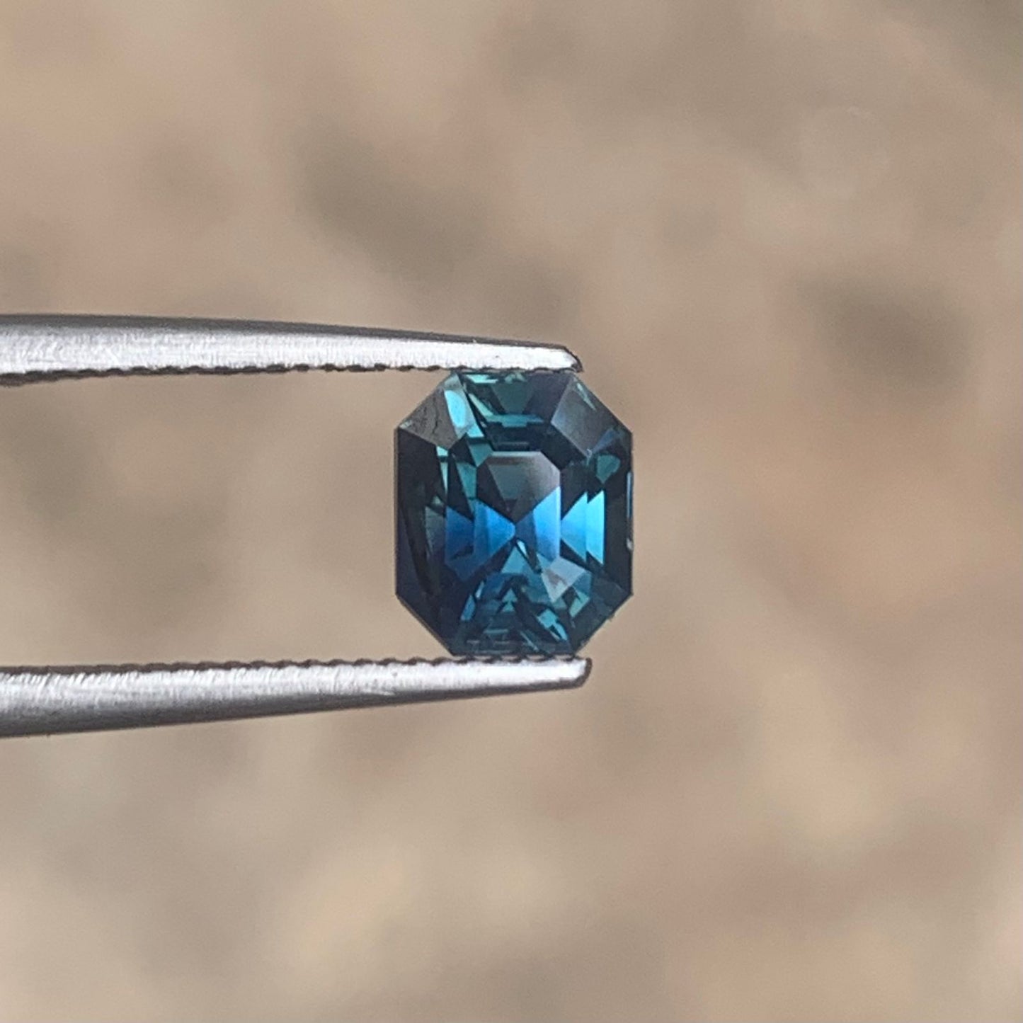 1.76 Ct Unheated Teal Sapphire-1.76 | Emerald Cut Natural Loose Gemstone