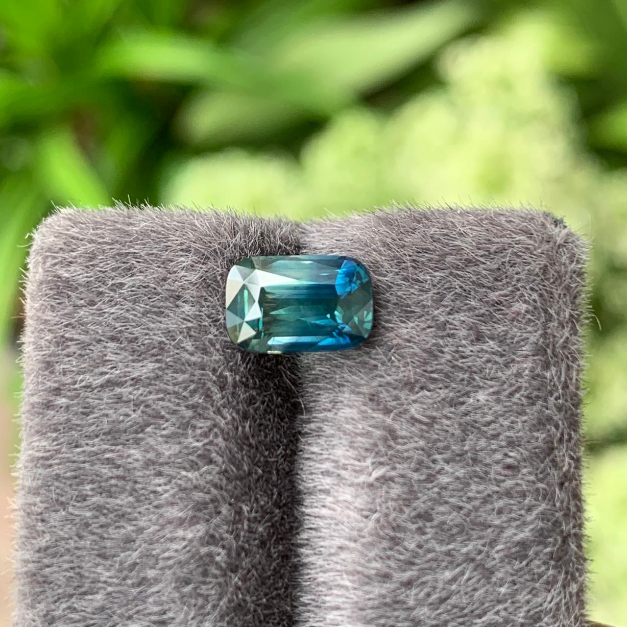 Natural Green Sapphire 2.24 ct Cushion – Madagascar