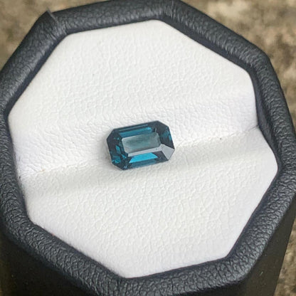 1.34 Ct Natural Gahno Cobalt Spinel-1.34 | Emerald Cut Super Rare Gemstone