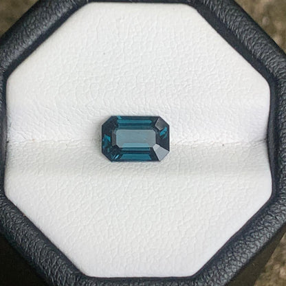 1.34 Ct Natural Gahno Cobalt Spinel-1.34 | Emerald Cut Super Rare Gemstone