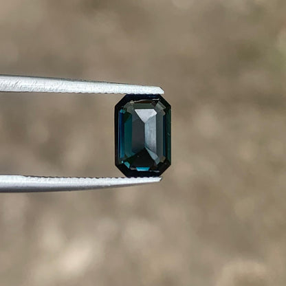1.34 Ct Natural Gahno Cobalt Spinel-1.34 | Emerald Cut Super Rare Gemstone