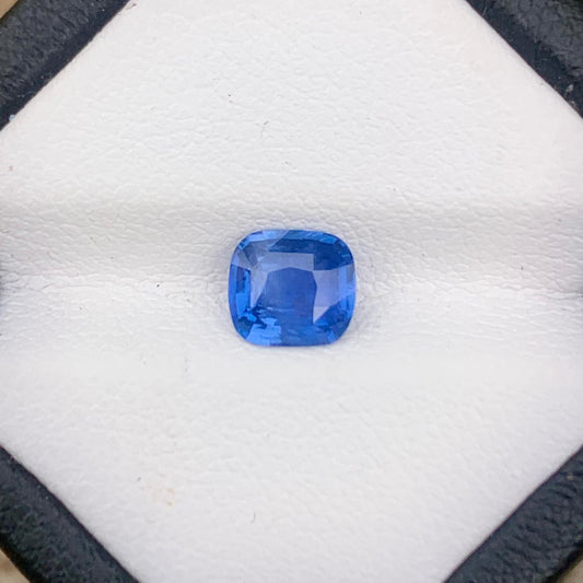 1.03 Ct Unheated Blue Sapphire | Ceylon Vivid Blue  Sapphire
