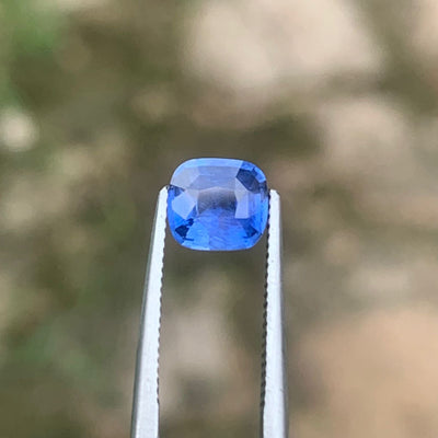 Unheated Vivid Blue Sapphire 1.03ct Cushion – Sri Lanka