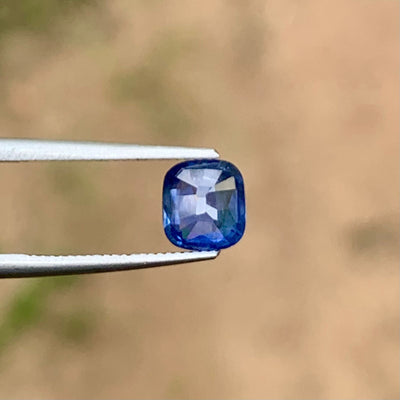 Unheated Vivid Blue Sapphire 1.03ct Cushion – Sri Lanka