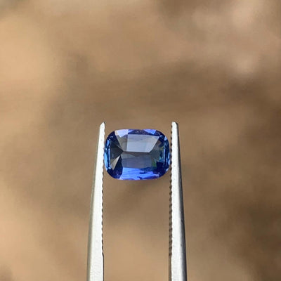 Unheated Vivid Blue Sapphire 1.03 ct Cushion – Sri Lanka