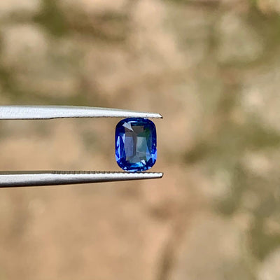 Unheated Vivid Blue Sapphire 1.03 ct Cushion – Sri Lanka
