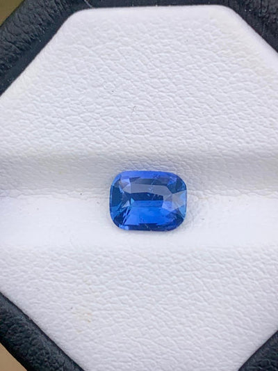 Unheated Vivid Blue Sapphire 1.03 ct Cushion – Sri Lanka