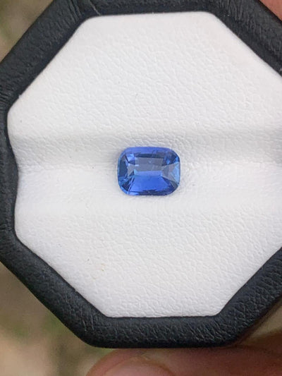 Unheated Vivid Blue Sapphire 1.03 ct Cushion – Sri Lanka